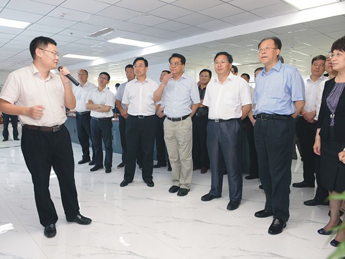 安徽省委常委、合肥市委书记吴存荣，合肥市党政代表团一行莅临我集团参观考察